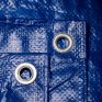blue multi purpose pe tarpaulin sheet with rust resistant grommets