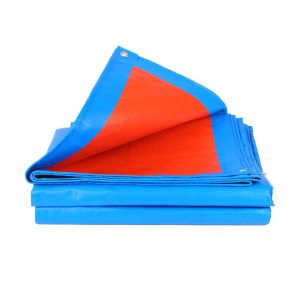 blue orange pe tarpaulin sheet