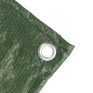 green poly tarps with reinforced rope