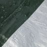 waterproof green silver poly tarps